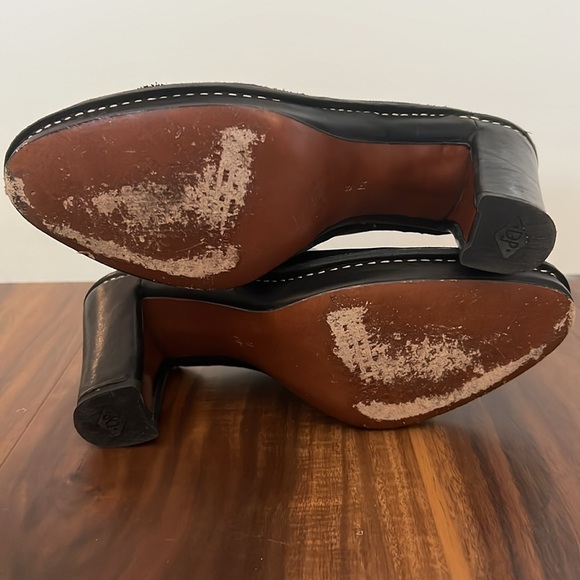 DONALD J PLINER Black Sport Nappa Mules Size 8M EUC SR1 - Picture 10 of 13